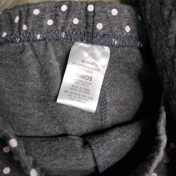 Calvin Klein baby's 2 pc. charcoal gray moto jacket, leggings set Sz. 18-24 mo - Picture 12 of 12